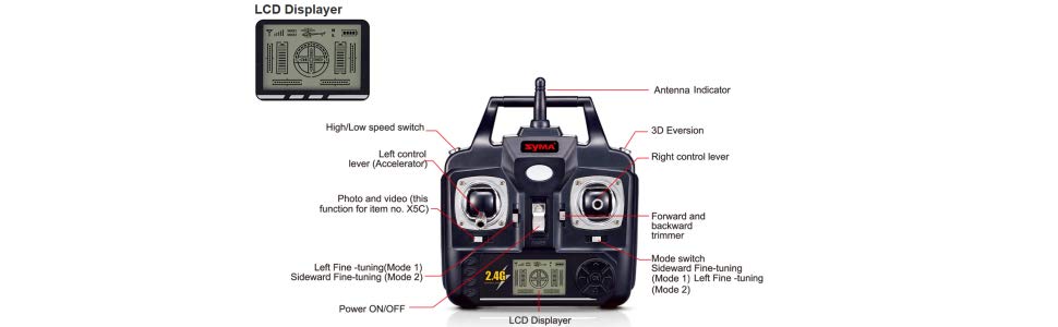 Syma X5C Camera Drone Remote Control